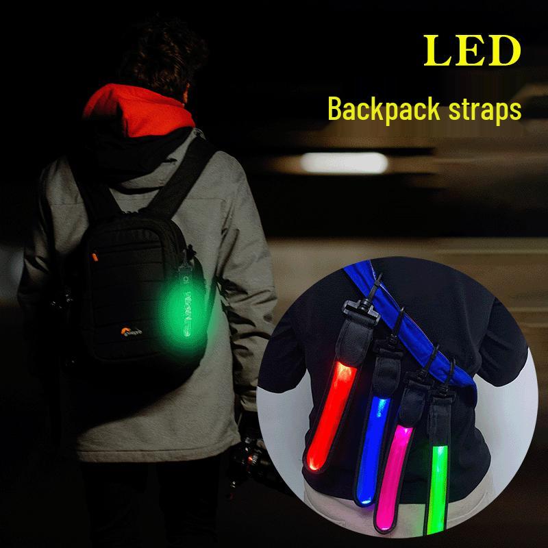 LED Flashing Signal Light for Backpacks - Outdoor Reflective Warning Pendant