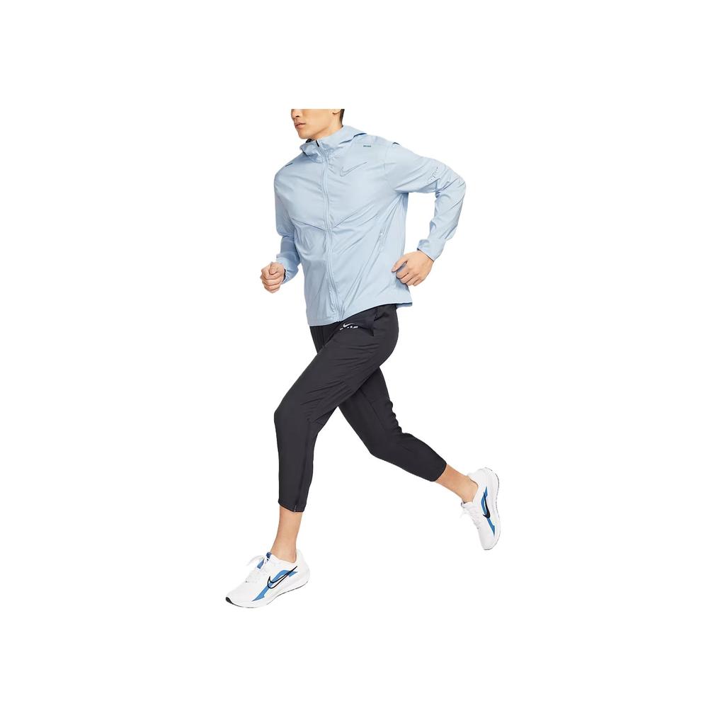 Nike Windrunner Comfortable Fashionable Minimalist Solid Color Jacket Men Jacket Light-Army-Blue IH0824-440
