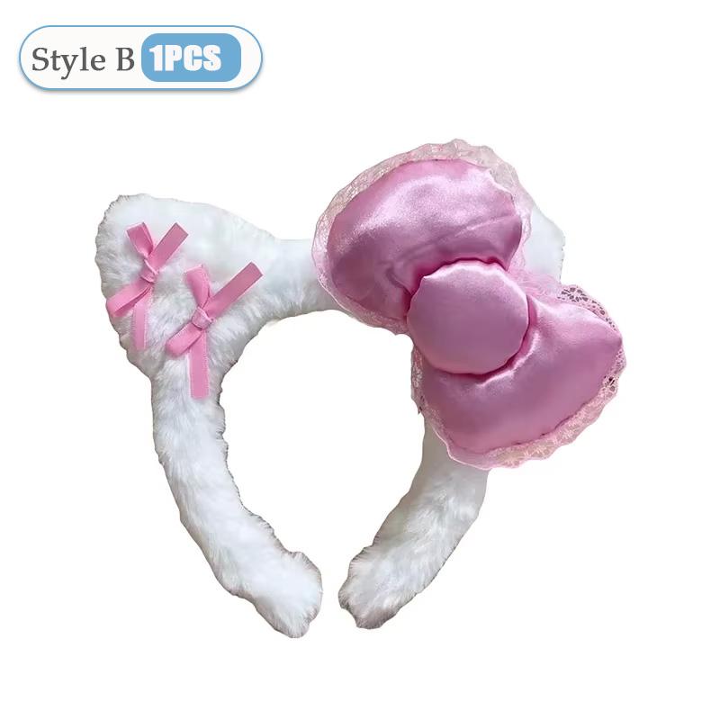 

1-20 шт. Y2k Леопардовый принт Плюшевый ободок на голову с кошачьими ушками Каваи Девушка Украшение для волос Головной убор Лолита Мода Аксессуар для волос Подарок для вечеринки