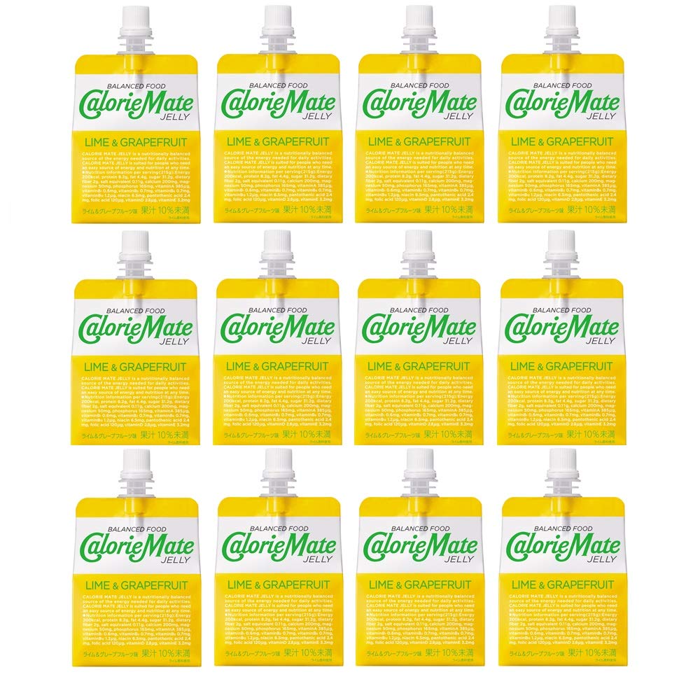 

Calorie Mate Otsuka Pharmaceutical Calorie Mate Лайм Грейпфрут 215 г х 12 пакетиков Желе и Вкус,