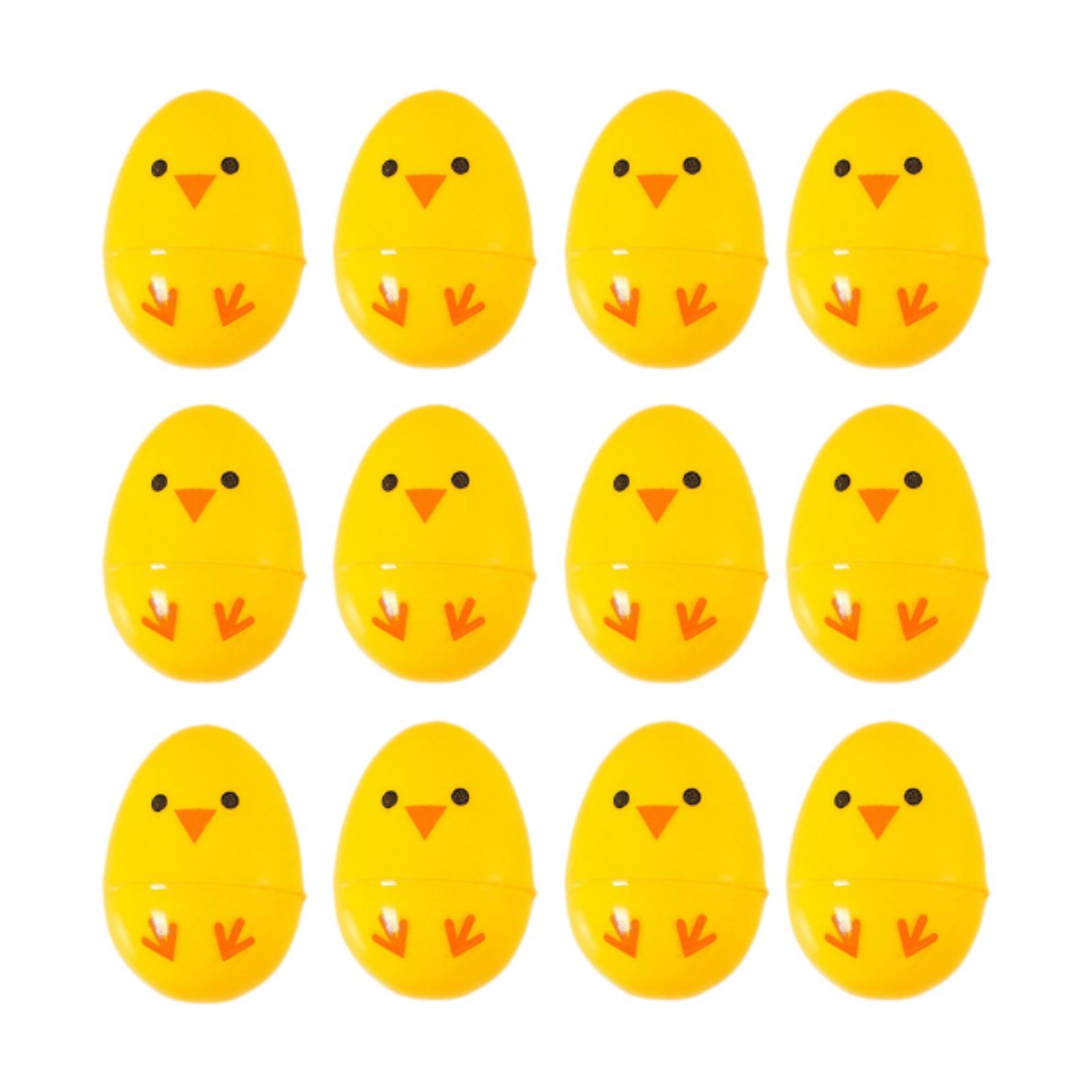 12 шт. Наполняемые пасхальные яйца, Пасхальные корзины Веселые Креативные DIY украшения для