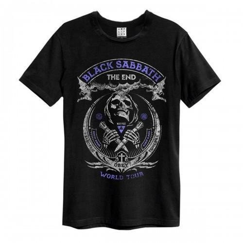 Amplified Unisex Adult The End Black Sabbath T-Shirt