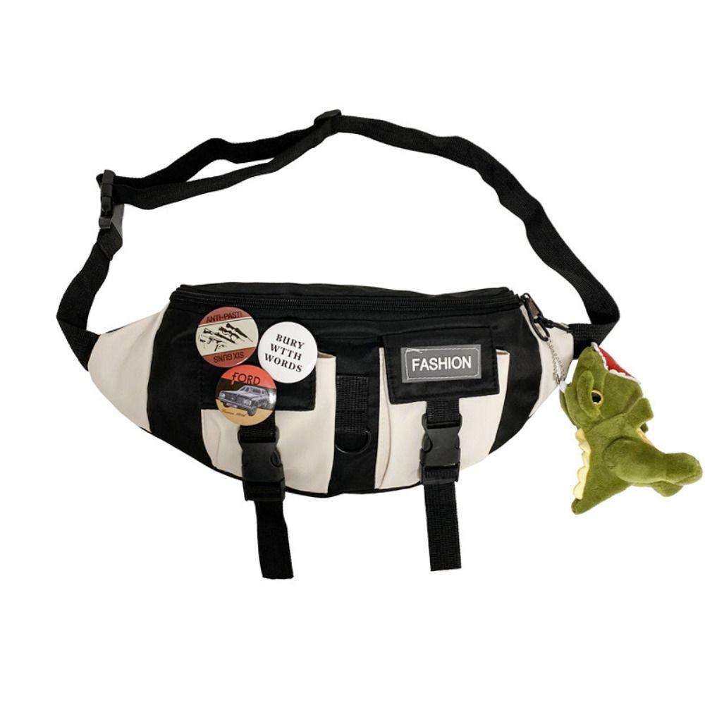 

Nylon Shoulder Bag Wear-resistant Chest Bag Fashion Sports Waist Bag Outdoors