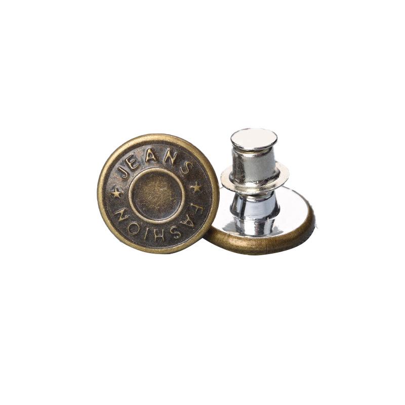 Adjustable Waist Jeans with No Nails, Detachable Waistband, and Tighten Buttons