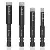 Set of 4 Hexagonal Diamond Drill Bits 6/8/10/12 Mm for Tiles, Glass and Stone - 6.35 Mm Shank