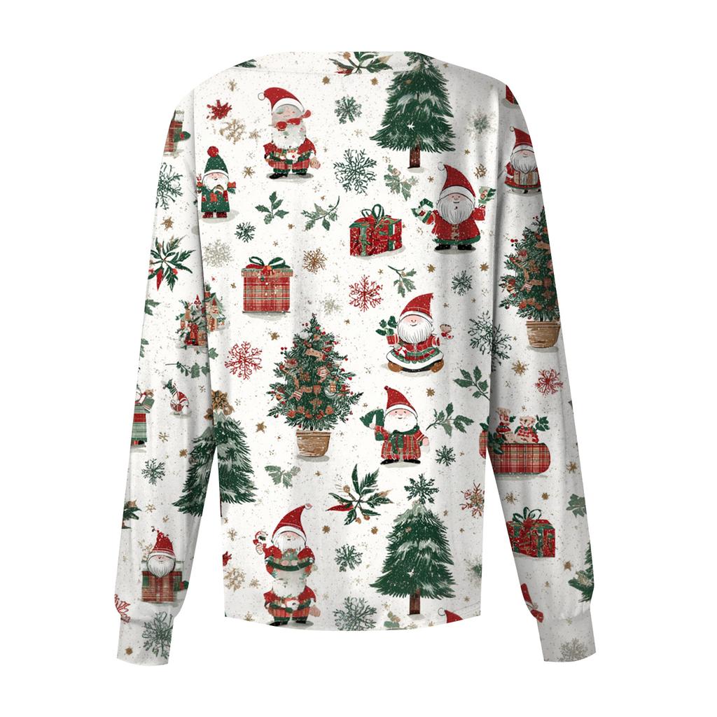 Damen Casual Langarm Einreiher Bedrucktes Stilloberteil