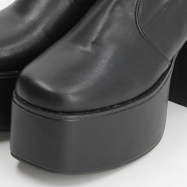 [Yosuke] Thick-soled stretch short boots