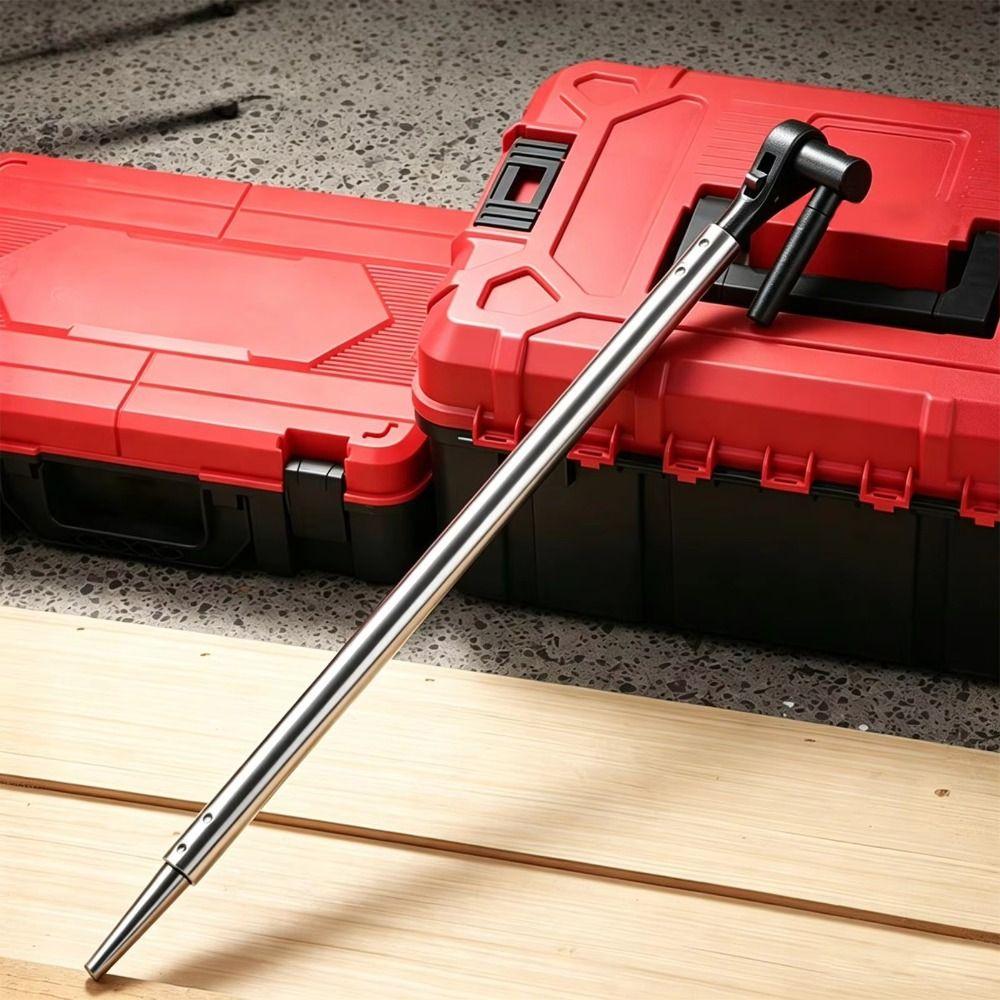 360 Degree Rotating Winch Bar Heavy Duty Strap Tensioner Tool Ratchet Wrench For Flatbed Trailer
