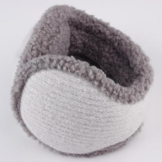 Korean Style Foldable Velvet Ear Warmers for Autumn/Winter - Windproof & Thickened Cold Protection Ear Muffs