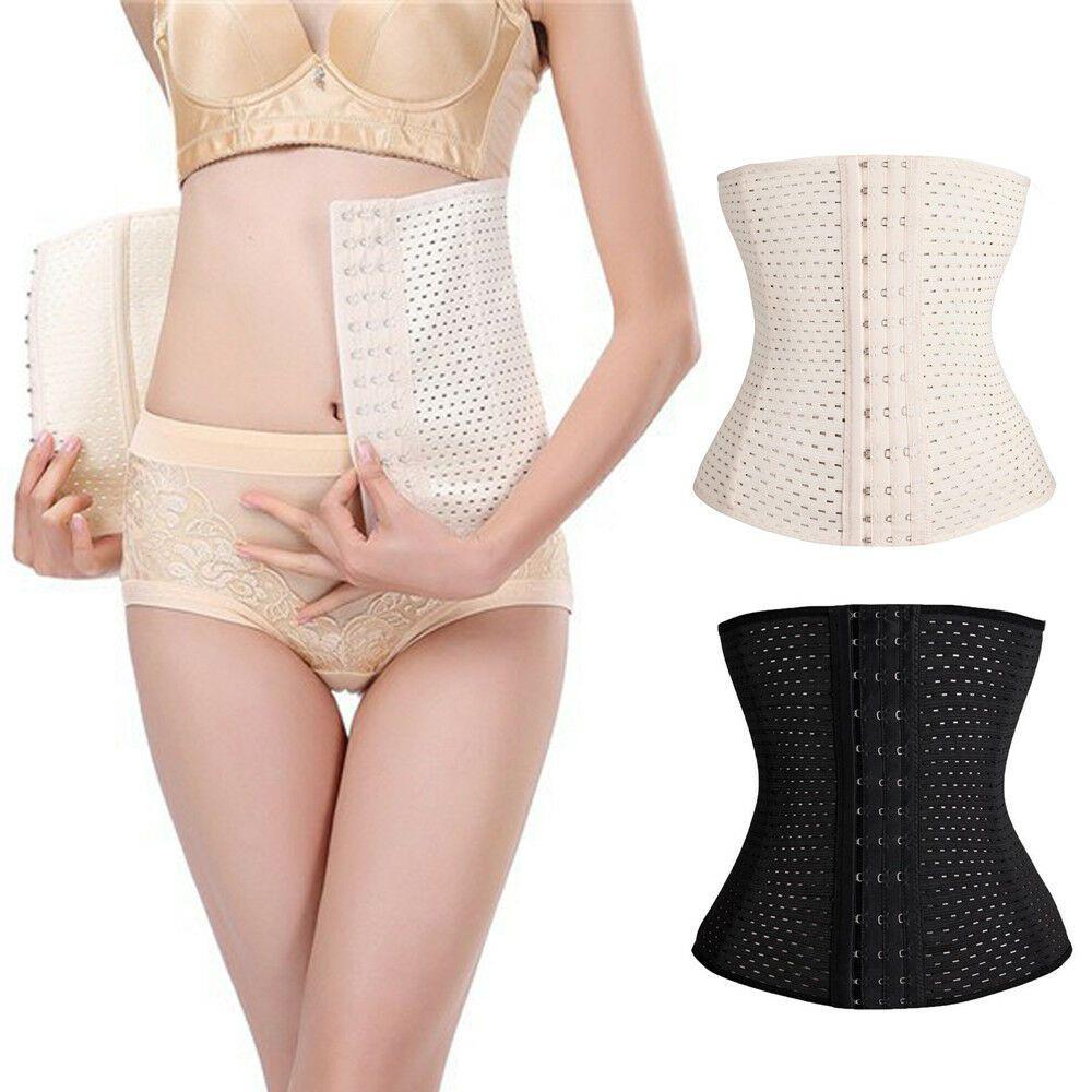 Modelador Corporal Corselete Chique Feminino Abaixo do Busto Afina a Cintura Tamanhos Grandes Para Recuperação Pós-Parto