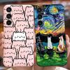 For Samsung Galaxy S24 5G Case S24 Plus New Fashion Cartoon Cover Soft Silicone Phone Case For Samsung S24 Ultra S 24 S24+ Shell