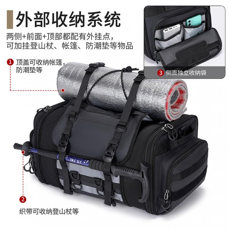 Borsa Posteriore per Moto Grande Capacità Pacco da Viaggio Borsa a Mano da Esterno Borsa da Sella Borsa da Viaggio per Bicicletta