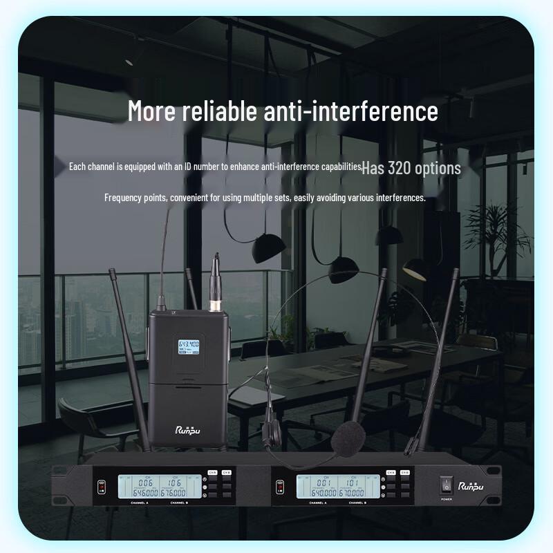 Runpu Professional Wireless Conference Microphone System (CN version)