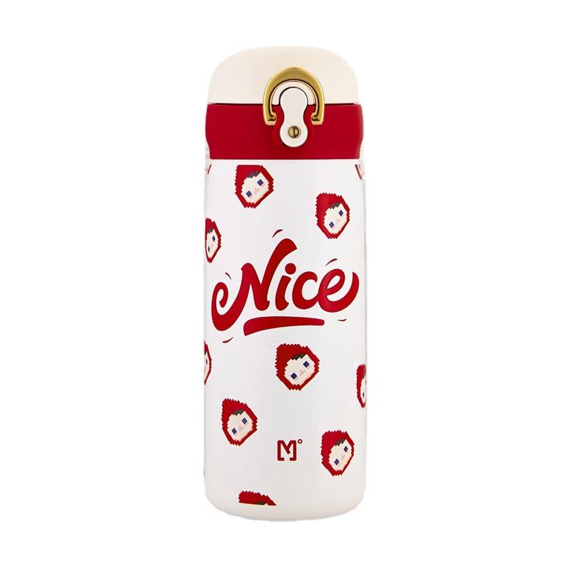 Portable Thermos Cup 350ml Vacuum Flasks Portable Stainless Steel Thermos Cup Water Bottle Travel Tea Mug Office Thermos Cup