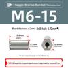 Carbon or Stainless Steel Anti-Blind Hole Press-In Studs TBSOS/M3-M6 Rivet Bolts In Stock