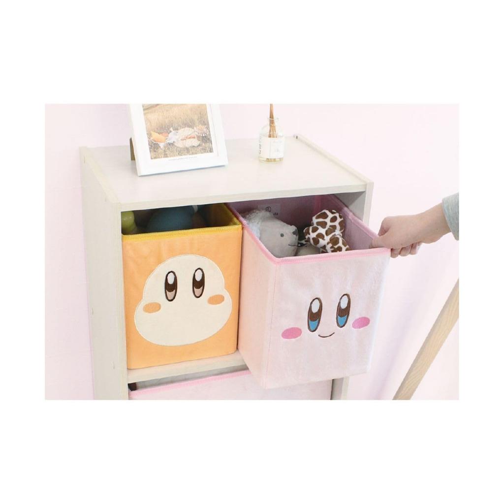 Factory Kirby Plush Storage Box Waddle H230xW190xD250mm T's (Half Size) Dee/Face, Approx. (HK-5545066WF)