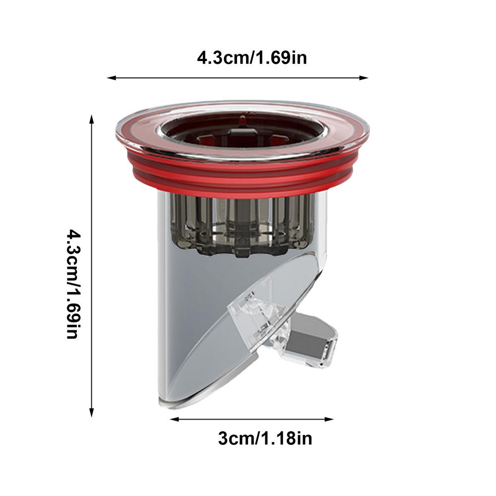 Bathroom Drain Strainer Filter Drain Cover Plug Bathroom Drain Stopper Sink Plugs Hair Catcher Odor Filter For Bathroom Shower