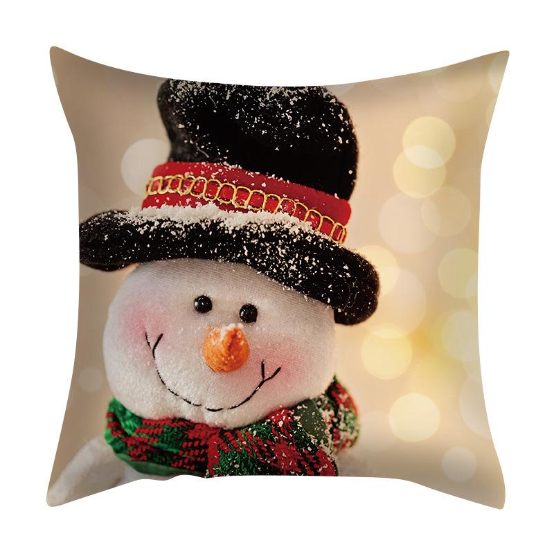 Cartoon Pillowcases Christmas Nordic Cross-border Special for Living Room Bedroom Cushion Cushions
