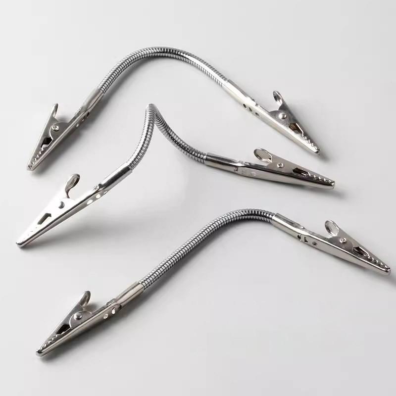 Metal Double Ended Mosquito Coil Clip Portable Broken Incense Clip Stand Mosquito Coil Rack Photo Folder Label Card Holder
