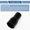 X AUTOHAUX Black Length 100mm Inner Diameter 45-32mm Silicone Hose