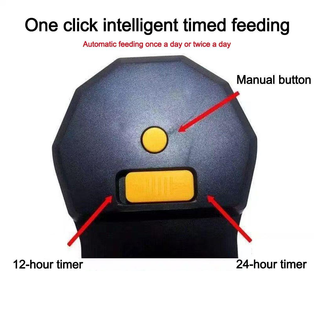 Intelligent Fish Tank Feeder Large Capacity 2nd Gear Fish Food Auto Dispenser Automatic Fish Feeder Aquarium Accessories