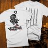 Muay Thai T-shirt Thai Boxing Sak Yant Tiger Tattoo Thai Boxer Martial White Tee