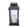 Solar Outdoor Hanging Lanterns, Flickering Flameless Candle Lanterns, IP65 Rainproof, Auto On Off, Rustproof Plastic