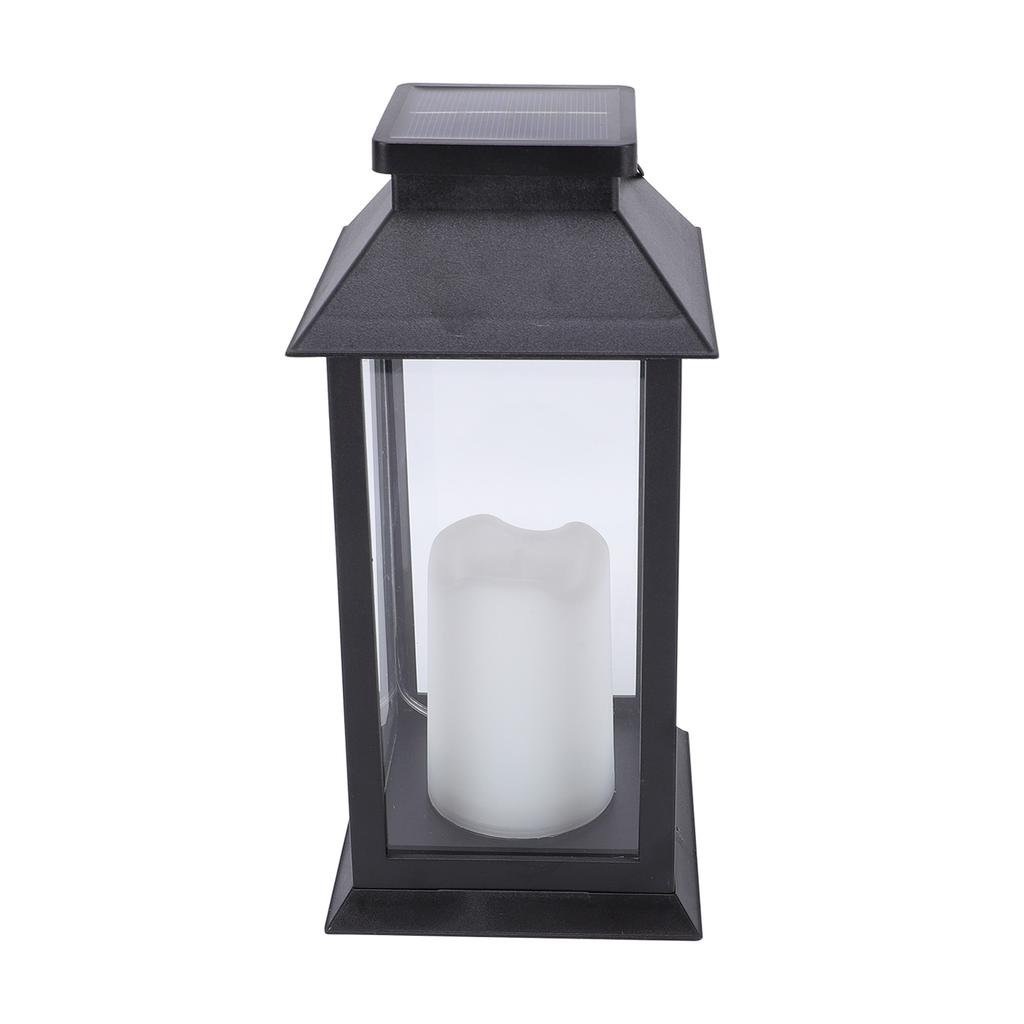 Solar Outdoor Hanging Lanterns, Flickering Flameless Candle Lanterns, IP65 Rainproof, Auto On Off, Rustproof Plastic