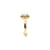 Bague - LUXENTER - Mezay - Argent sterling 925 - Zircone multicolore - Or jaune 18 carats