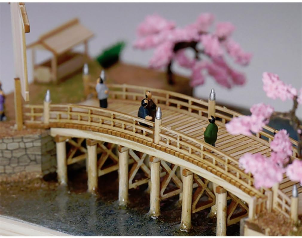 Woody Joe Stations of the Wooden Model Assembly Kit Fifty-three Tokaido Nihonbashi, (Diorama)