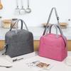 New Oxford Cloth Insulated Lunch Bag with Aluminum Foil, Crossbody Bento Bag for On-the-Go Meals