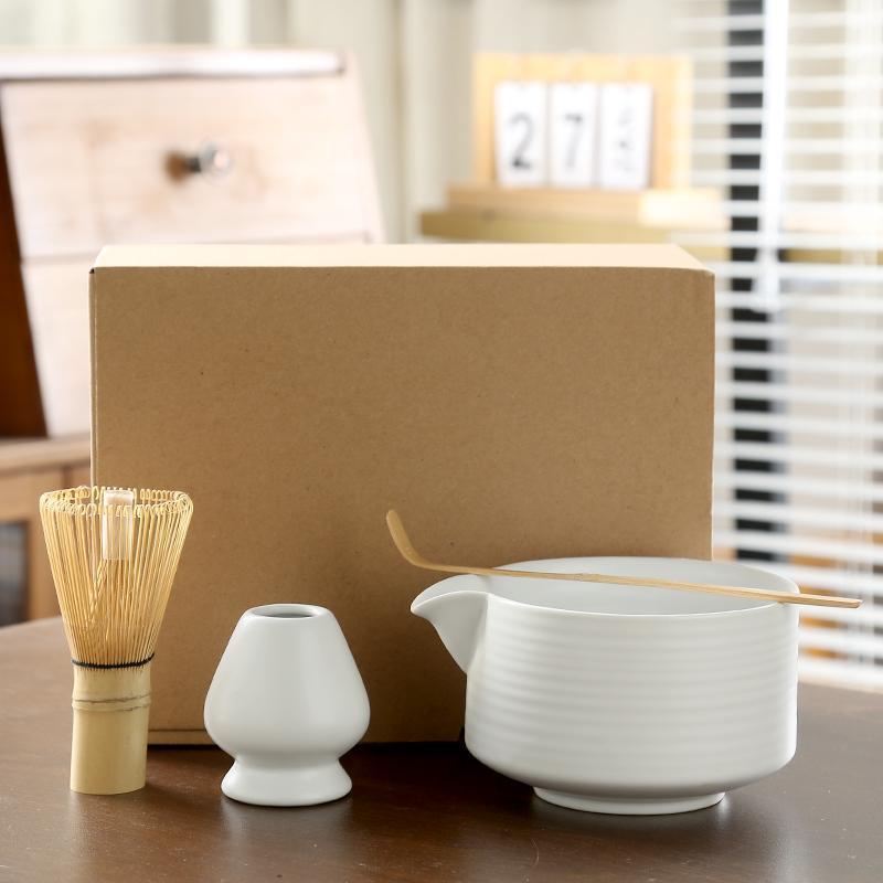 Japanese Matcha Tea Set Whisk Stand Tea Ceremony Matcha Bowl Grinder Brushes Tea Tools Holder Tea-making Tea Accessories