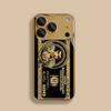 Art Design for a Golden Banknote Tempered Glass Phone Case For Samsung Galaxy S25 S24 S23 Ultra Plus FE Lens Shockproof Cover