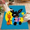 Bing Bunny And Friends Themed Anti-Slip Rugs - Polyester Home Decor, Suitable for Bedrooms, Living Rooms, Doorways, Studios, and Decorations