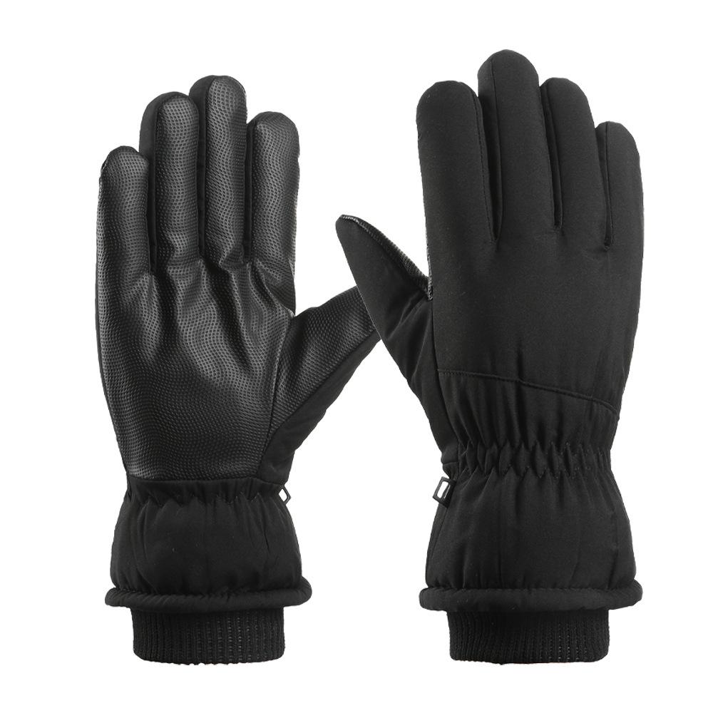 Zimní lyžařské rukavice s dotykovou obrazovkou na ježdění Plus Velvet Warm Thick Arctic Velvet nepromokavé protiskluzové venkovní rukavice odolné proti chladu