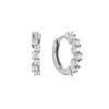 Ania Haie Sparkle Hunger Hoop 925 Silver Earrings E047-09H