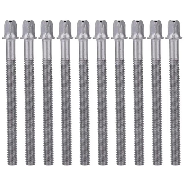 30PCS Drum Set Screws Metal Drum Screw Essential Metal Instrument Replacement Part for Percussion Musical Instruments
