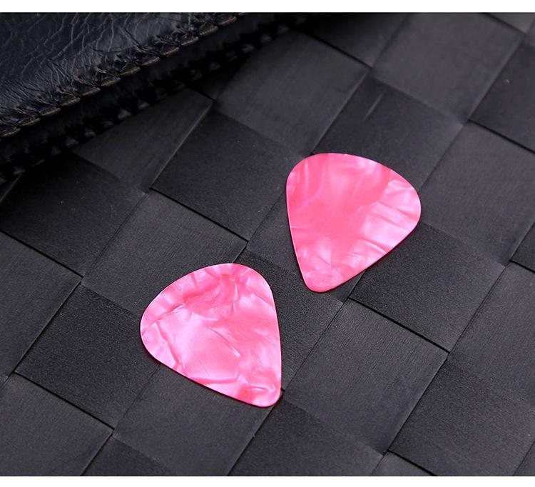 Celluloid Wood Folk Guitar Picks for Strumming