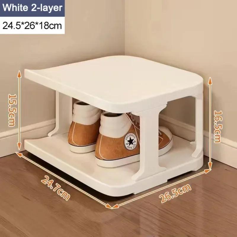 

Стойка для обуви простая многослойная стоячая пластиковая собранная складная полка для хранения на крыльце съемная для настенных угловых шкафов для обуви