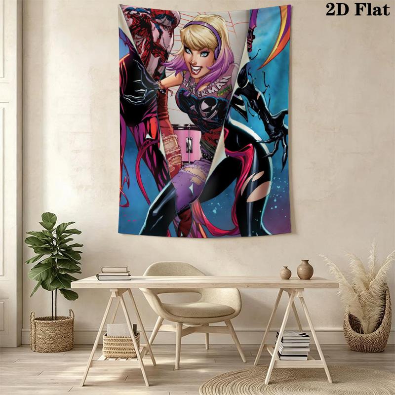 Spider-Man Comics Pattern Home Decor Tapestry, Wall Hanging, Decorative RV Wall Cloth.SGT0917048