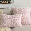 High End Water Wave Pattern Cushion Cover Durability Plushes Pillowcase Perfect for Home and Office Setting 45x45cm