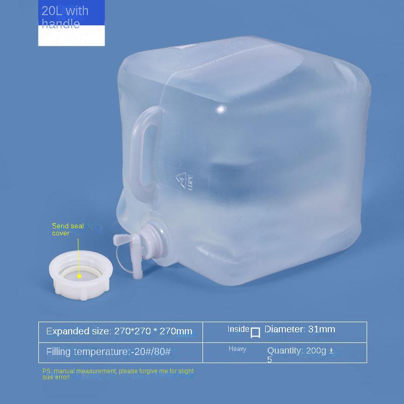 10L/20L Outdoor Camping Water Tank Foldable Water Container Reusable Water Can Portable Folding Travel Picnic BBQ Water Bucket