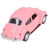 1:36 Diecast Metal Car Model Vintage Pull Back Car Toy Vehicle Collection for Kids Deep Pink
