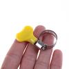 10Pcs American Type Hose Clamps With Handle Stainless Steel Hose Hoop Pipe Clips