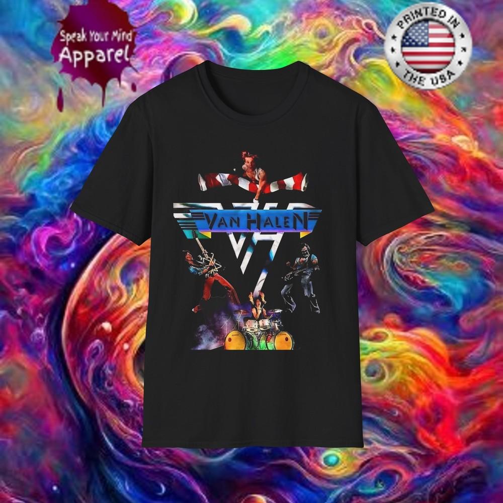 Soft Cotton t shirt. Van Halen Unisex T-Shirt S