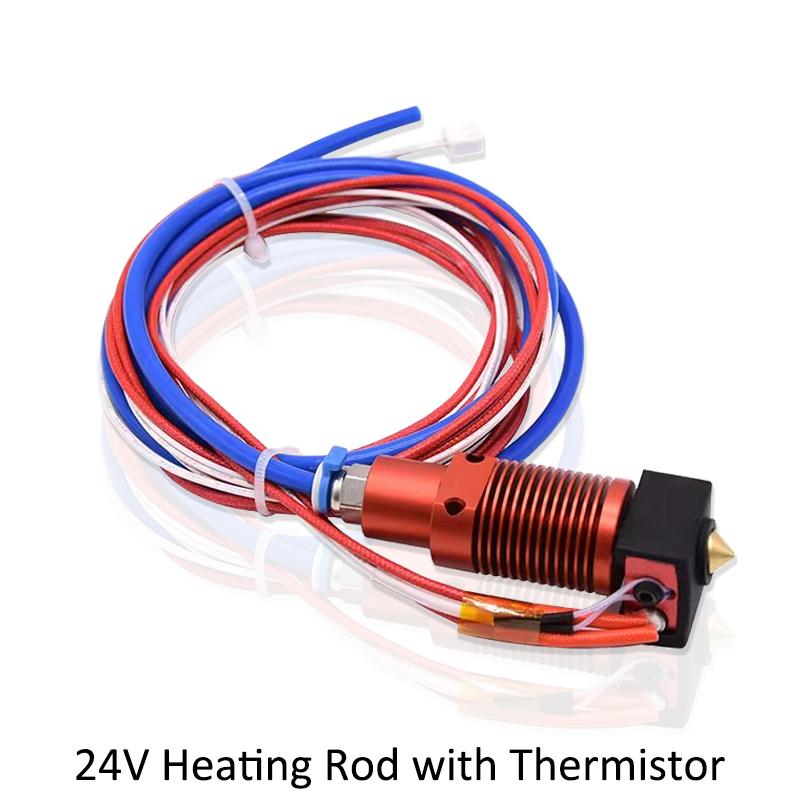 3D-skriverdeler for CR10S Pro Ender 3 Hotend-sett 0,4 mm dyse varmeelement termistor ekstrudering montert ekstruder for CR-10 MAX