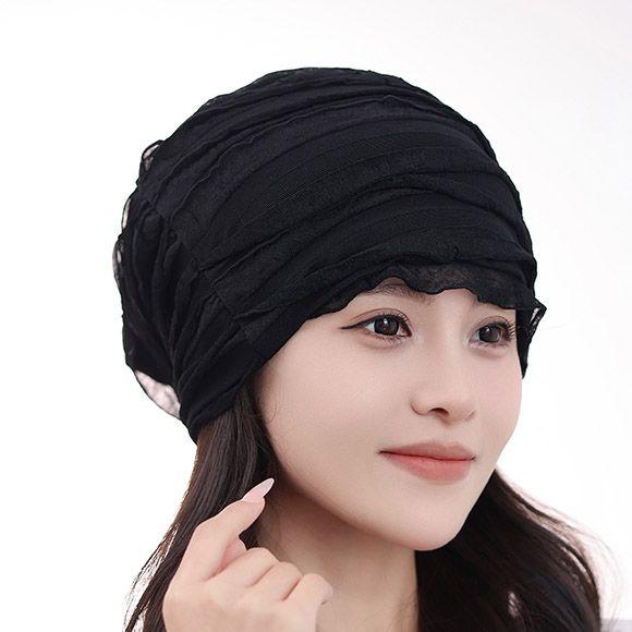 Spring and Summer Thin and Lightweight Design Gentle and Breathable Stacking Cap Comfortable and Breathable Air Conditioning Cap Sleeping Cap