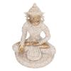 Buddha Statue Artisan Craftsmanship Clear Engraving Strong Frost Resistance Resin Meditating Buddha
