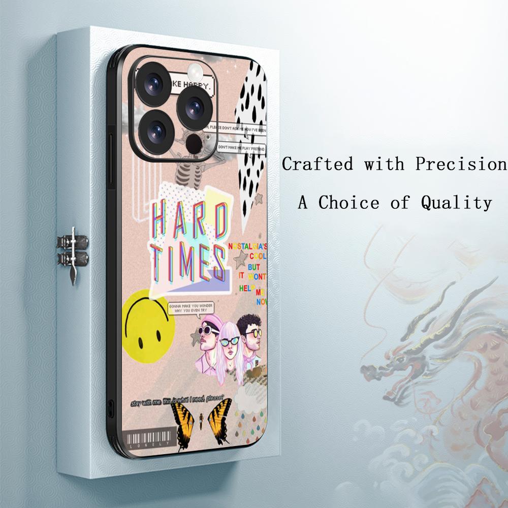 Cool Paramore band pattern design Phone Case For iPhone 17 16 16e 15 14 13 12 Plus Mini Pro Max Soft black Shockproof Cover