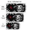 Japanese Hannya Demon Pattern XXL Gaming Mouse Pad Black White Style Non Slip Desk Mat Stitched Edge Desktop Keyboard Mat
